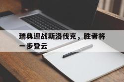 爱游戏(中国)-瑞典迎战斯洛伐克，胜者将一步登云